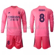 Real Madrid Dětské Toni Kroos 8 Fotbalové Dresy Venkovní Dlouhým Rukávem 2020-21..